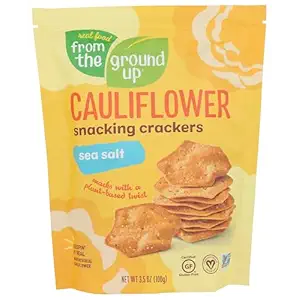 Sea Salt Cauliflower Snacking Crackers, 3.5 OZ