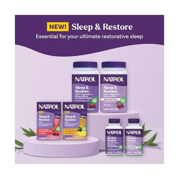 Sleep & Restore with Melatonin Capsule, 60 CT 8