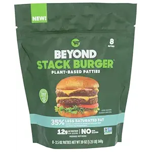 Plant Based Stack Burger Patties, 20 OZ