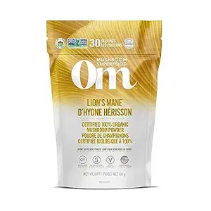Organic Lions Mane Mushroom Powder, 60 GR