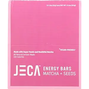 Matcha & Seeds Energy Bar 12 Count, 1.8 OZ