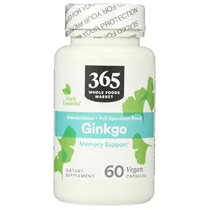365 by Whole Foods Market, Gingko Leaf California, 60 Count