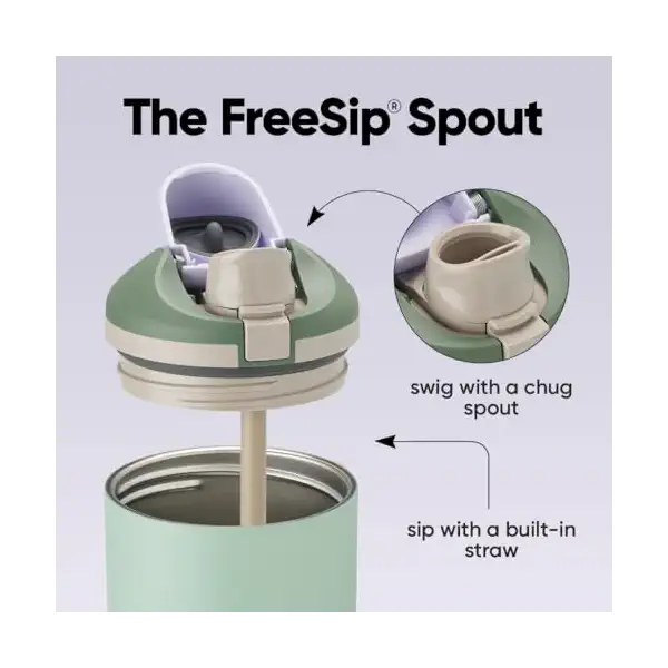 Freesip Tumbler 40Oz Eucalyptus, 1 EA 2