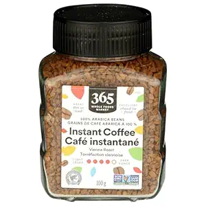 365 by Whole Foods Market, Instant Coffee, Dark Roast, 3.5 Ounce