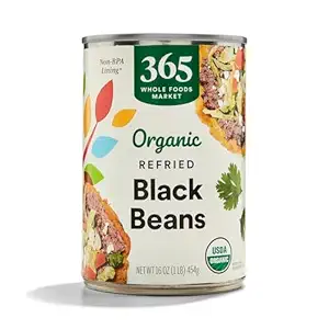365 Everyday Value, Organic Refried Black Beans, 16 oz