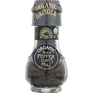 Organic Black Peppercorn Mill, 1.59 OZ