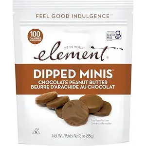 Chocolate Peanut Butter Dipped Minis, 3 OZ