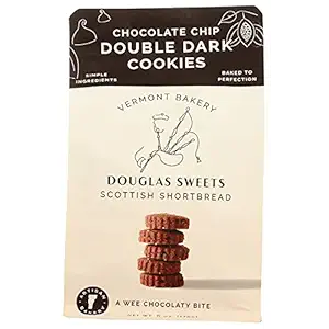 Chocolate Chips Double Dark Shortbread Cookies, 6 OZ