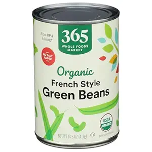 365 by Whole Foods Market, Organic French Style Green Beans, 14.5 Ounce