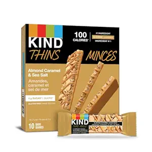 Almond Caramel & Sea Salt Bar 10Ct, 21 GR