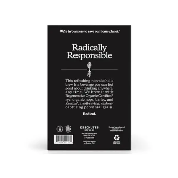 Organic Non-Alcoholic Kernza Lager 6pk Cans, 12 FZ 2
