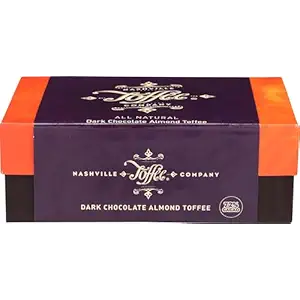 Nashville Toffee Dark Chocolate Almond Toffee, 16 OZ