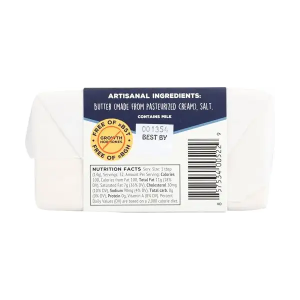 Farm Block Salted Butter 6