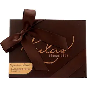 Dark Chocolate Toffee Box, 9 OZ