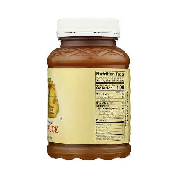 Organic Sweetened Applesauce 7