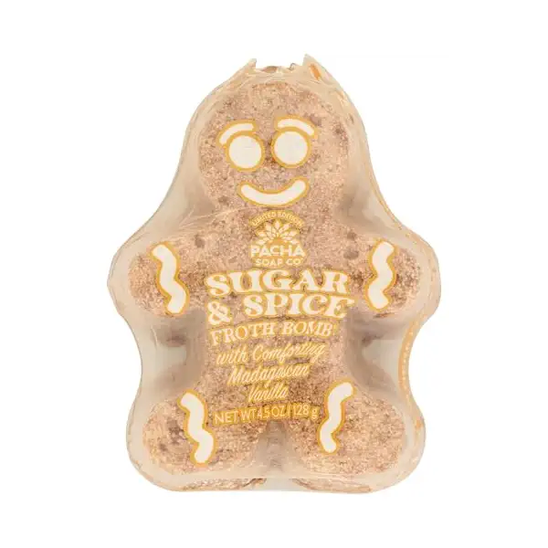 Sugar & Spice Gingerbread Man Froth Bomb, 4.5 OZ 1