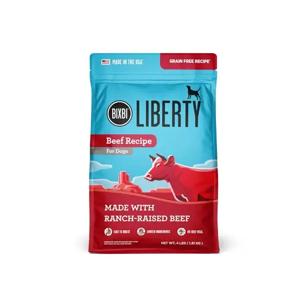 Liberty Beef Recipe Grain-Free Dry Dog Food, 64 OZ 1