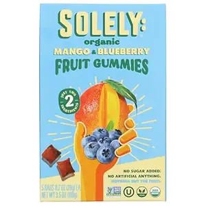 Organic Mango and Blueberry Gummies, 3.5 OZ