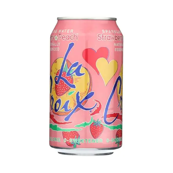 Strawberry Peach Sparkling Water Single, 12 FZ 5