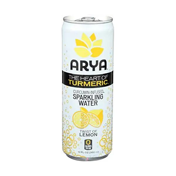 Twist Of Lemon Turmeric Sparkling Water, 12 FZ 1