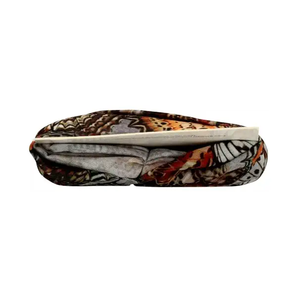 Orange/Brown Floral Infinity Headwrap 6
