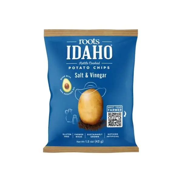 Kettle Cooked Potato Chips Salt & Vinegar 1