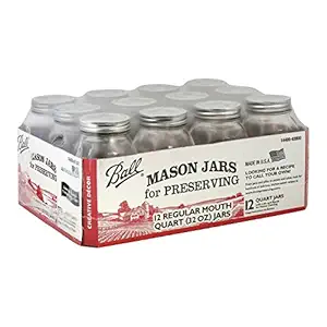 Reg Mouth Jar 32oz, 12 CT