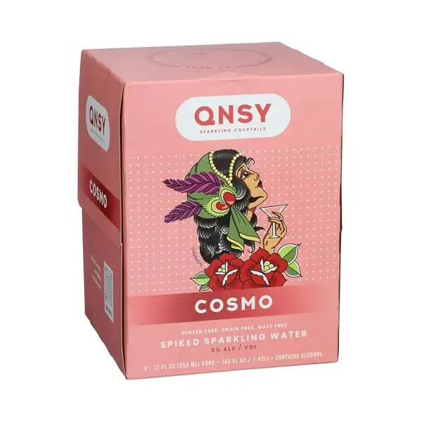 Cosmo Spiked Sparkling Water 4pk Cans 4