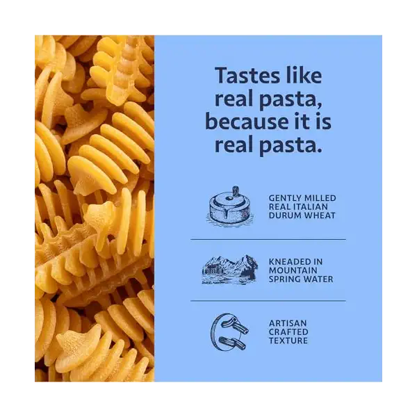 Semolina Lupini Radiatori Pasta, 12 OZ 5