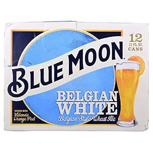 Blue Moon Belgian-Style White Ale 12PK Cans, 12 FZ