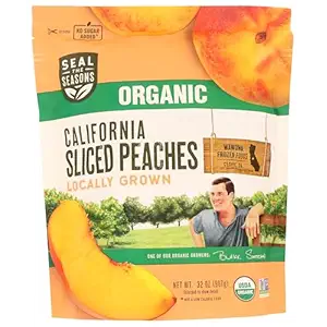 Organic Sliced California Peaches, 32 OZ