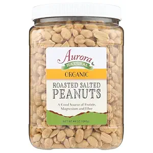 Organic Roasted & Salted Peanuts, 44 OZ