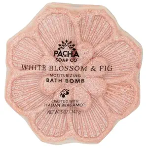 White Blossom & Fig Bath Bomb, 5 OZ