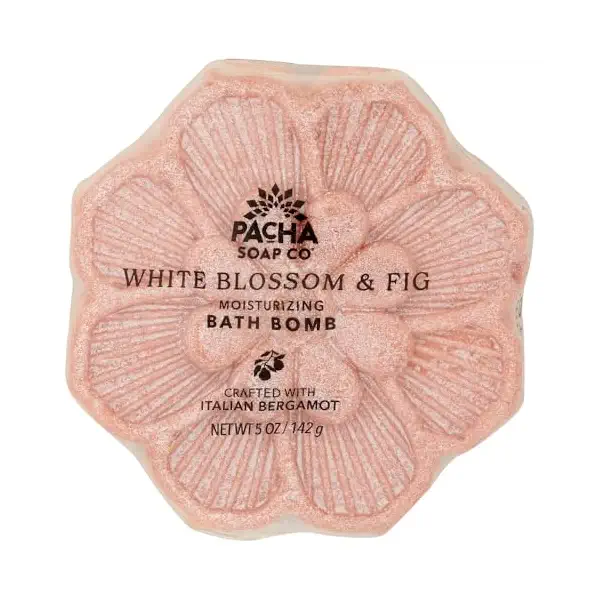 White Blossom & Fig Bath Bomb, 5 OZ 1