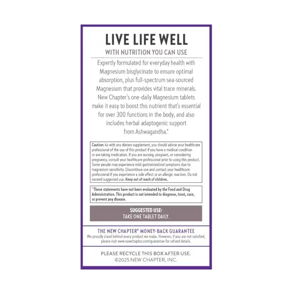 Magnesium + Ashwagandha, 90 CT 7