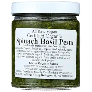 Organic Spinach Basil Pesto, 8.5 OZ