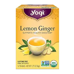 Organic Lemon Ginger Tea Bag, 16 CT