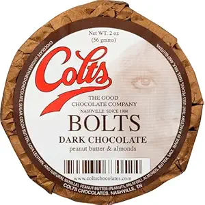 Dark Chocolate Colts Bolt, 2 OZ