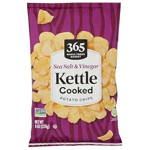 Sea Salt & Vinegar Kettle Potato Chips, 8 OZ