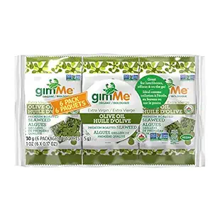 Organic Olive Oil Roasted Seaweed Snack, 30 GR