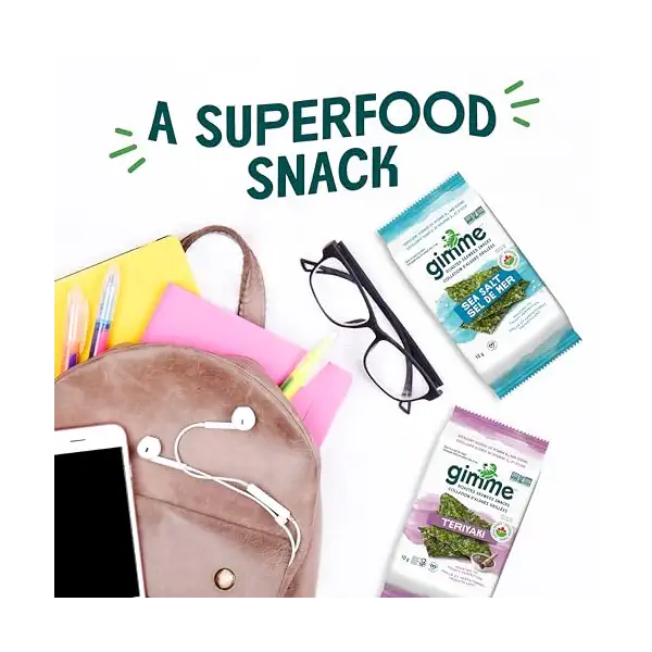 Organic Roasted Sea Salt Seaweed 6