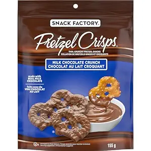 Milk Chocolate Crunch Pretzel Crisps, 155 GR