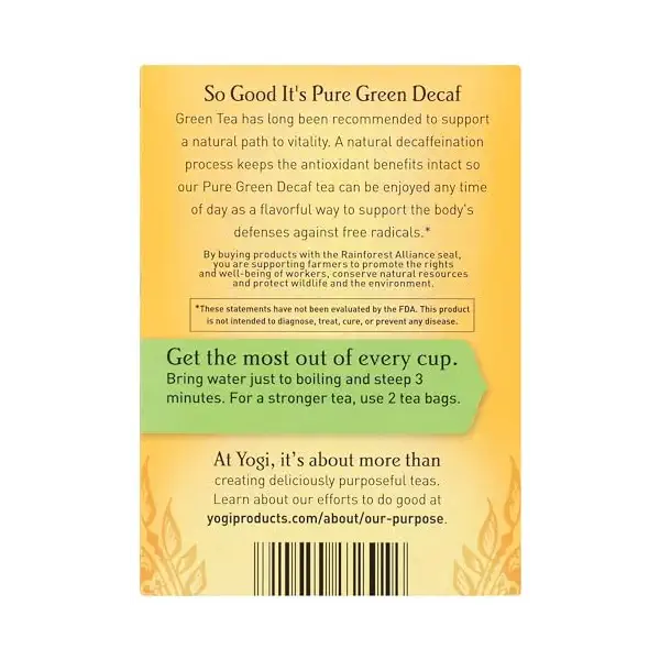 Organic Decaf Pure Green Tea, 16 CT 2