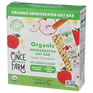 Organic Apple Cinnamon Oat Bar 8 Count, 1.6 OZ