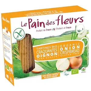 Organic Onion Crispbreads, 150 GR