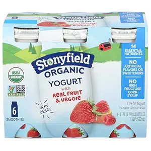 Organic Low Fat Very Berry Drinkable Yogurt 6 Pack, 18.6 FZ
