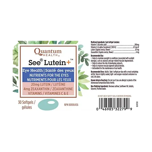 See Lutein Plus Vision Support 30 Count 3