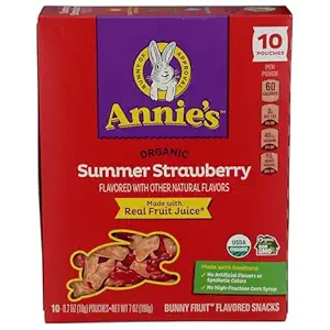 Organic Summer Strawberry Fruit Snacks, 7 OZ