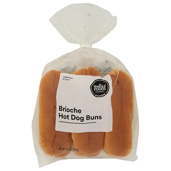 Brioche Hot Dog Buns, 9.52 OZ 1