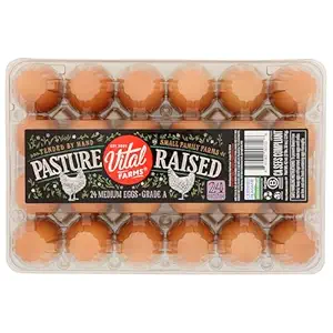 Pasture-Raised Medium Grade A Eggs, 24 CT